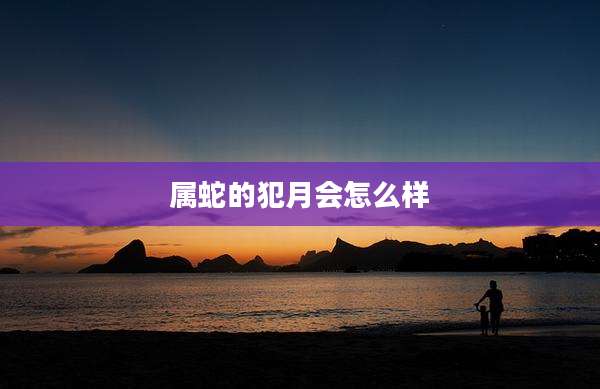 属蛇的犯月会怎么样