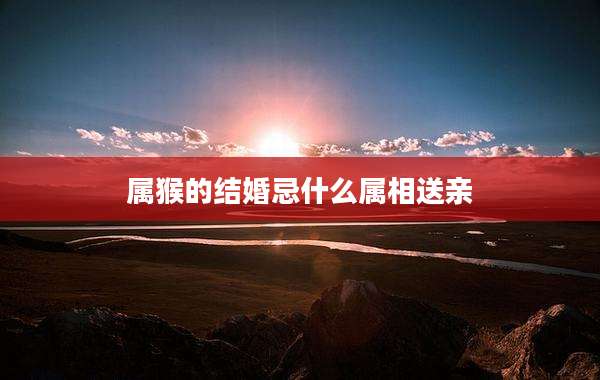 属猴的结婚忌什么属相送亲