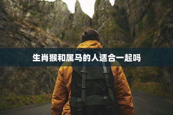 生肖猴和属马的人适合一起吗