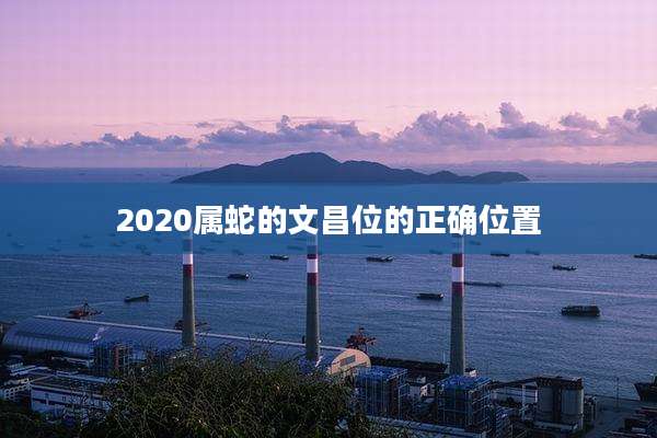 2020属蛇的文昌位的正确位置