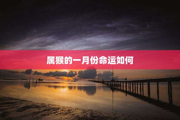 属猴的一月份命运如何