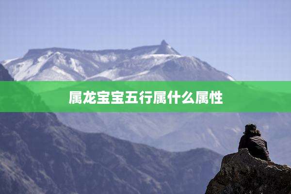 属龙宝宝五行属什么属性