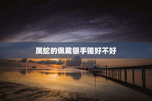 属蛇的佩戴银手镯好不好