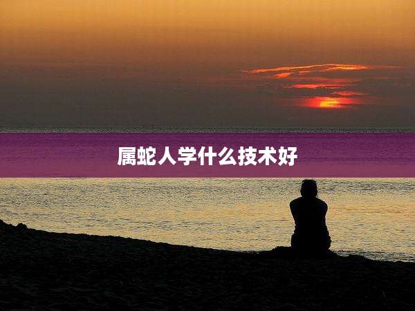 属蛇人学什么技术好