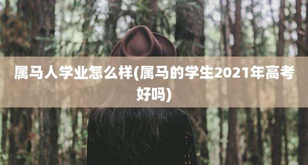 属马人学业怎么样(属马的学生2021年高考好吗)