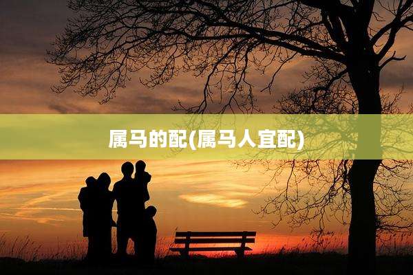 属马的配(属马人宜配)