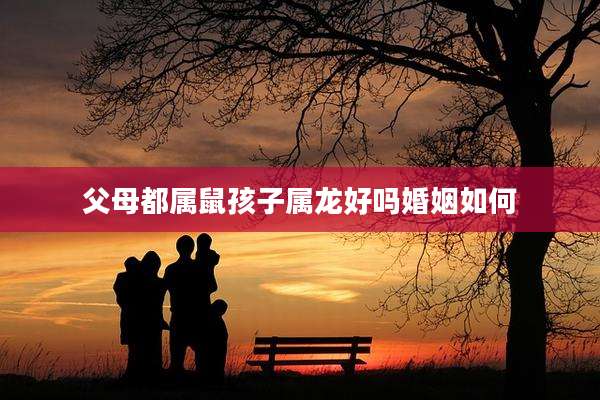 父母都属鼠孩子属龙好吗婚姻如何