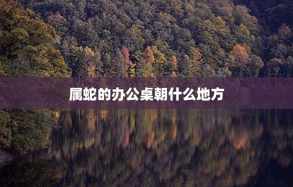 属蛇的办公桌朝什么地方