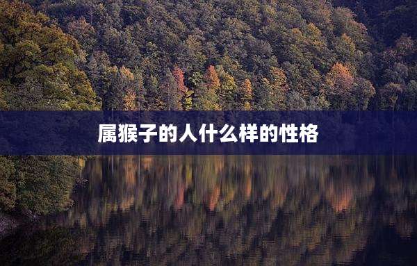 属猴子的人什么样的性格