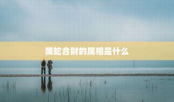 属蛇合财的属相是什么