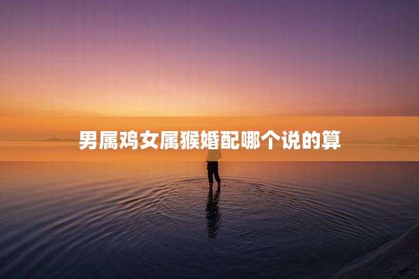 男属鸡女属猴婚配哪个说的算