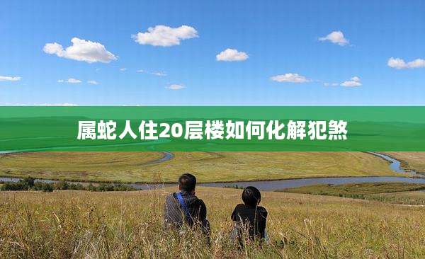 属蛇人住20层楼如何化解犯煞