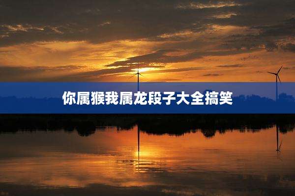 你属猴我属龙段子大全搞笑