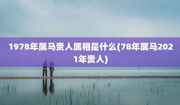 1978年属马贵人属相是什么(78年属马2021年贵人)