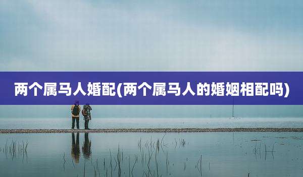两个属马人婚配(两个属马人的婚姻相配吗)