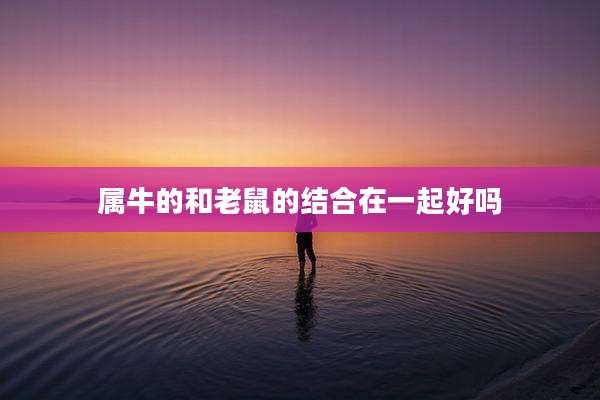 属牛的和老鼠的结合在一起好吗