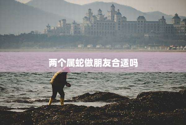 两个属蛇做朋友合适吗
