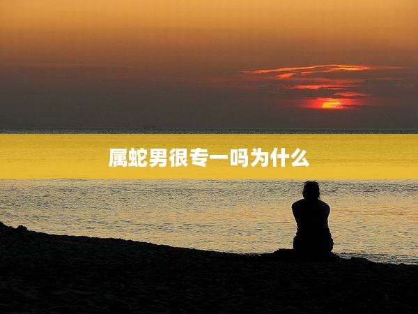 属蛇男很专一吗为什么