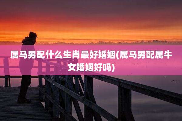 属马男配什么生肖最好婚姻(属马男配属牛女婚姻好吗)