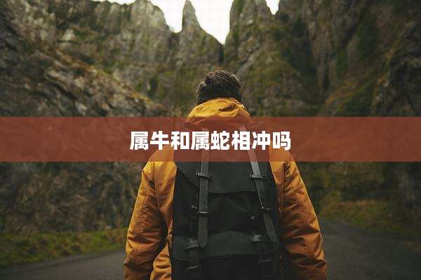 属牛和属蛇相冲吗