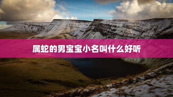 属蛇的男宝宝小名叫什么好听