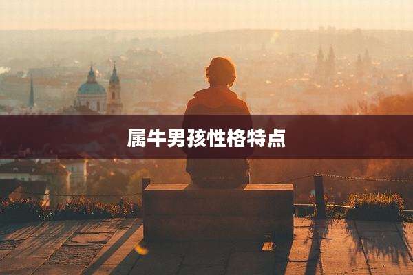 属牛男孩性格特点