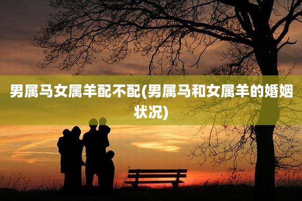 男属马女属羊配不配(男属马和女属羊的婚姻状况)