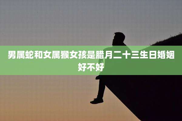 男属蛇和女属猴女孩是腊月二十三生日婚姻好不好