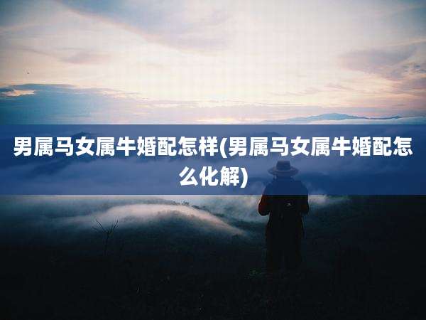 男属马女属牛婚配怎样(男属马女属牛婚配怎么化解)