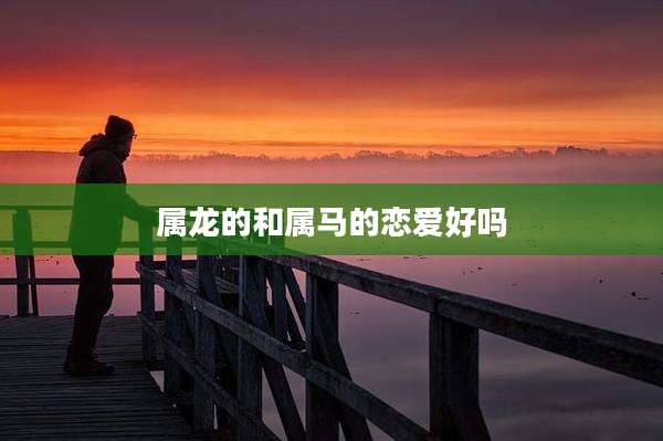 属龙的和属马的恋爱好吗