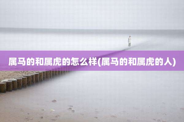 属马的和属虎的怎么样(属马的和属虎的人)