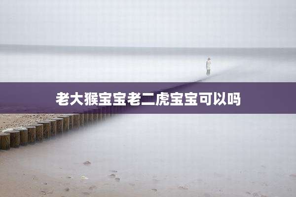 老大猴宝宝老二虎宝宝可以吗