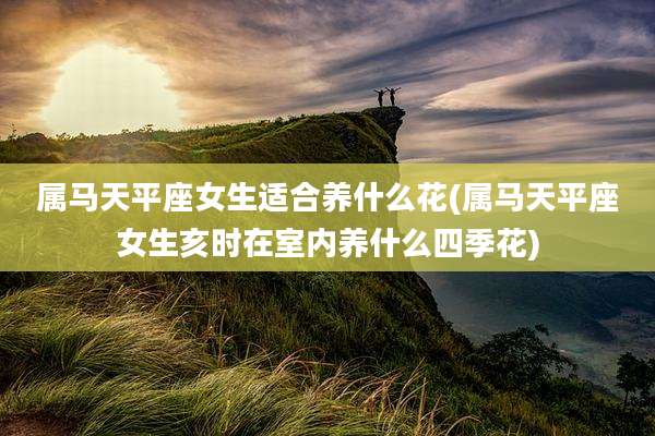 属马天平座女生适合养什么花(属马天平座女生亥时在室内养什么四季花)