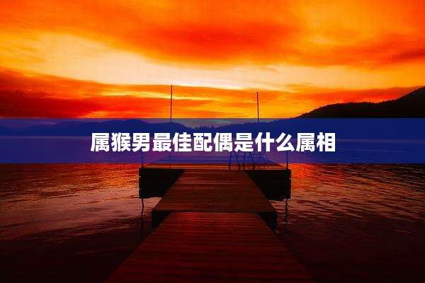 属猴男最佳配偶是什么属相