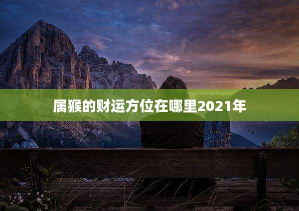 属猴的财运方位在哪里2021年
