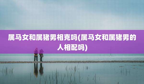 属马女和属猪男相克吗(属马女和属猪男的人相配吗)