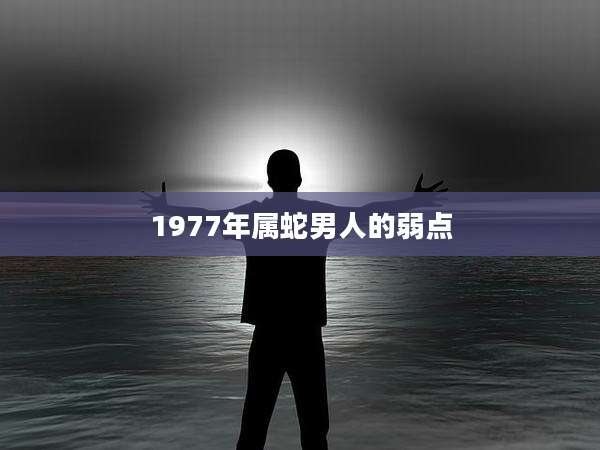 1977年属蛇男人的弱点