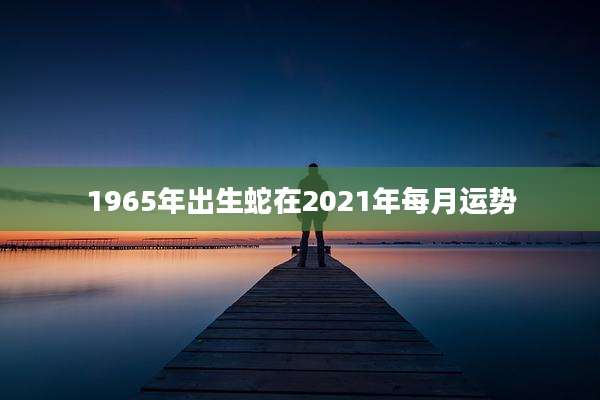 1965年出生蛇在2021年每月运势