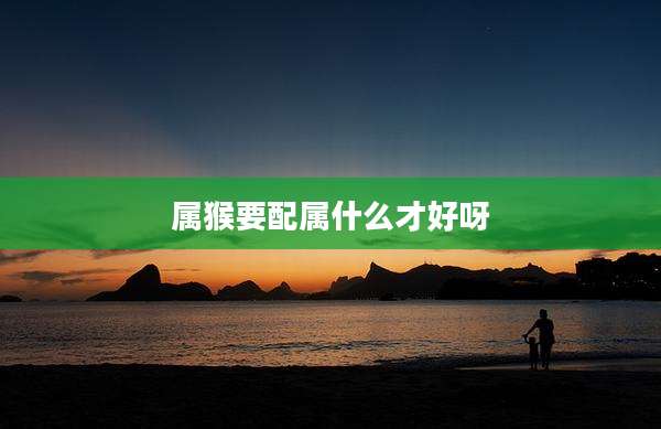 属猴要配属什么才好呀