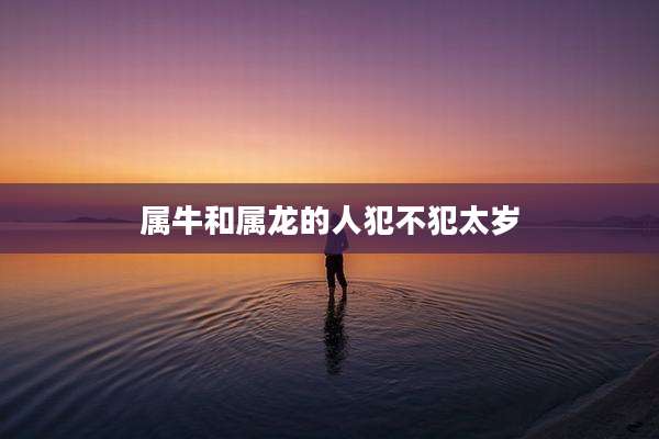 属牛和属龙的人犯不犯太岁
