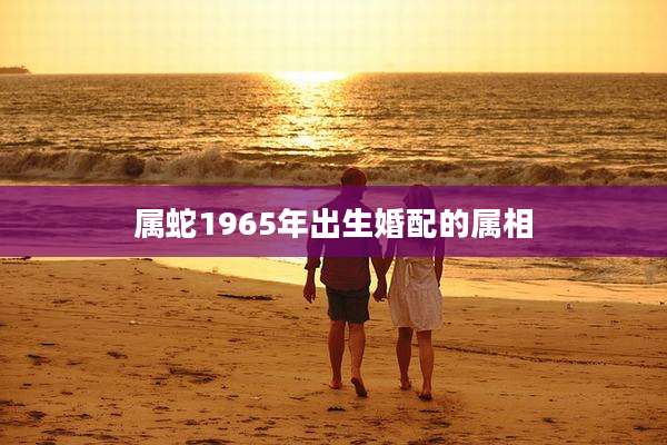 属蛇1965年出生婚配的属相