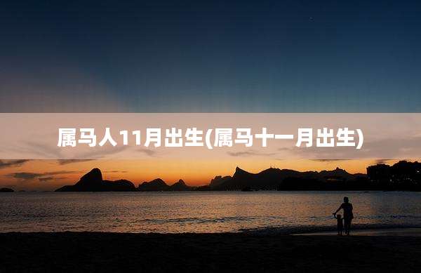 属马人11月出生(属马十一月出生)