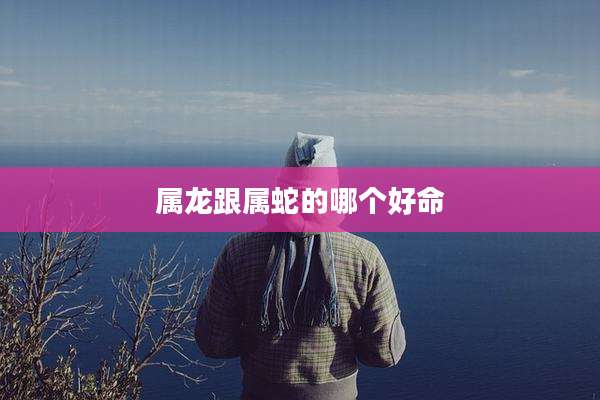 属龙跟属蛇的哪个好命