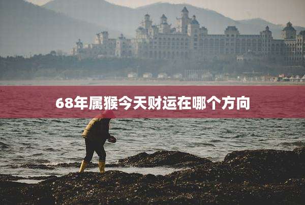 68年属猴今天财运在哪个方向