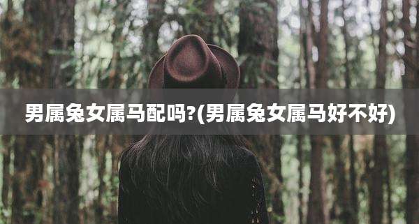 男属兔女属马配吗?(男属兔女属马好不好)