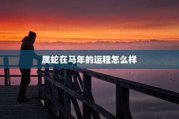 属蛇在马年的运程怎么样