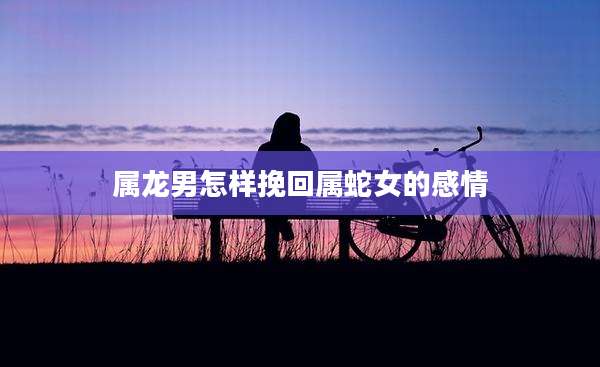 属龙男怎样挽回属蛇女的感情
