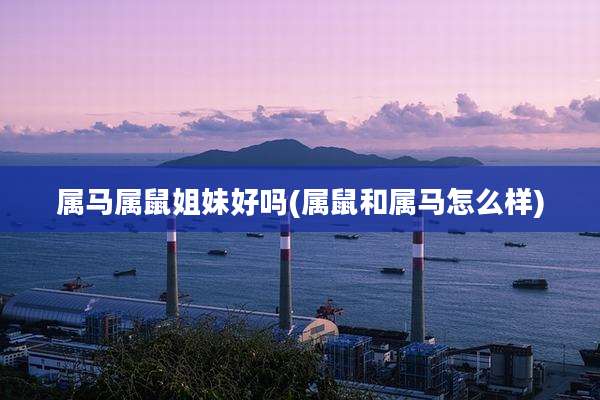 属马属鼠姐妹好吗(属鼠和属马怎么样)