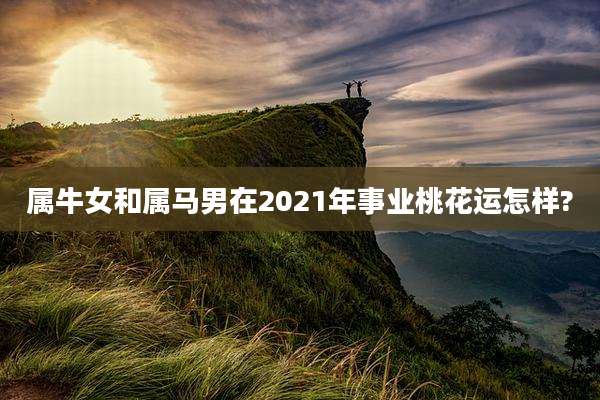 属牛女和属马男在2021年事业桃花运怎样?