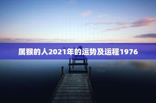 属猴的人2021年的运势及运程1976
